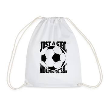 Fußballmannschaft Fußballdesign Fußballspieler - Turnbeutel - Weiß - Vorne