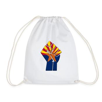 State Of Arizona Flag Pride Native Home Family - Drawstring Bag - white - Front