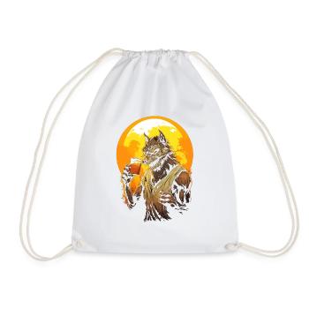 Halloween-Party-Trinkenclowngruseliger clownhexehe - Drawstring Bag - white - Front