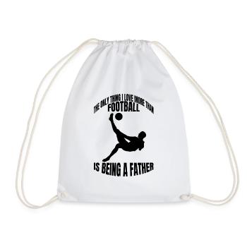 Fußballmannschaft Fußballdesign Fußballspieler - Turnbeutel - Weiß - Vorne
