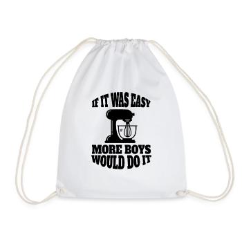 Baker Confectioner Bakery Confectionery Baking - Drawstring Bag - white - Front