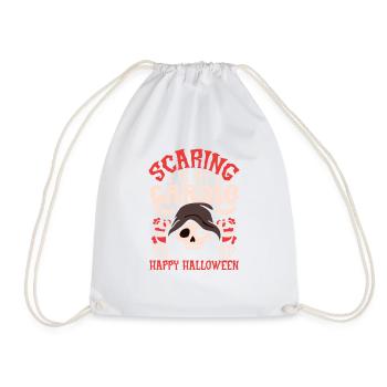 Funny Grim Reaper Lover Halloween Horror - Drawstring Bag - white - Front