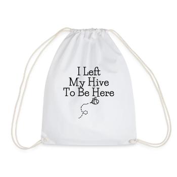 Funny Saying Beekeeping Men Women Gag Beekeeper - Drawstring Bag - white - Front