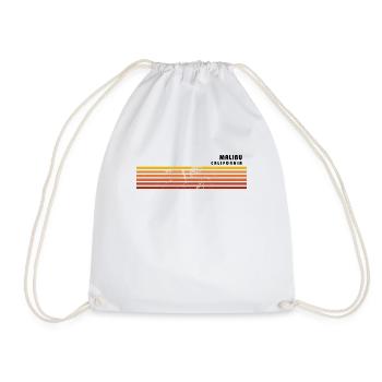 Rétro Malibu California Vintage Souvenir de vacances - Sac de sport léger - blanc - Devant