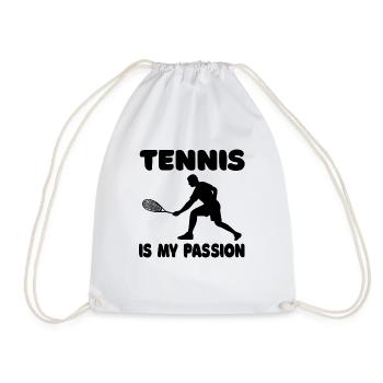 Tennis Player Tennis Lovers Tennis Tennis Club - Drawstring Bag - white - Front