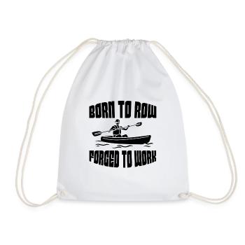 Rowing Rowing Rowing Rowing Club Rowing Team - Drawstring Bag - white - Front