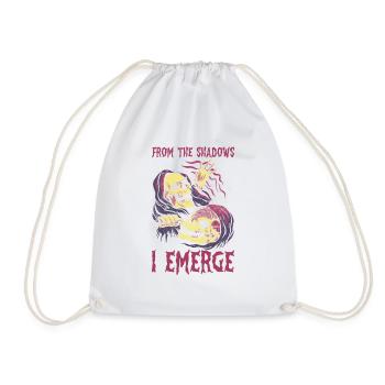 Funny Grim Reaper Lover Halloween Horror - Drawstring Bag - white - Front