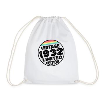 Édition limitée depuis 1932 Cadeau d’anniversaire - Sac de sport léger - blanc - Devant