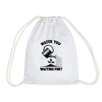 L’eau que vous attendez ? - Sac de sport léger - blanc - Devant