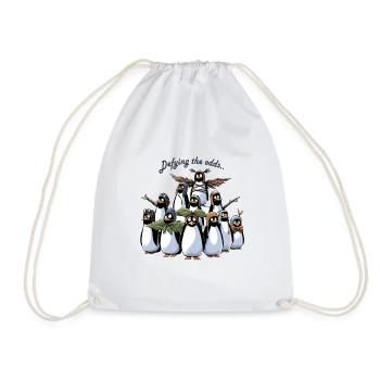 Pingouins volants - Sac de sport léger - blanc - Devant