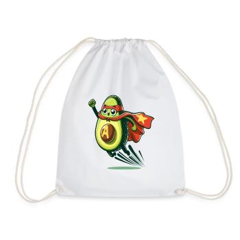 Super Avocado - Turnbeutel - Weiß - Vorne