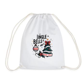 Jingle Bells und Urlaubsgerüche - Turnbeutel - Weiß - Vorne