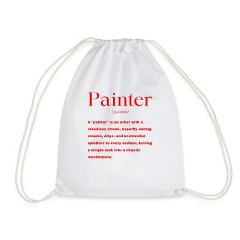 Dicton du peintre - Sac de sport léger - blanc - Devant