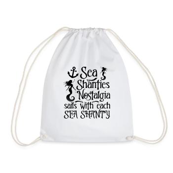 Sailors Sea Shanty Singing Ship Adventures - Sac de sport léger - blanc - Devant