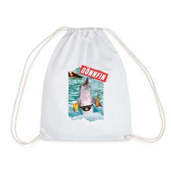 Gönnfin Bauchtasche lustiges Party Design - Turnbeutel - Weiß - Vorne