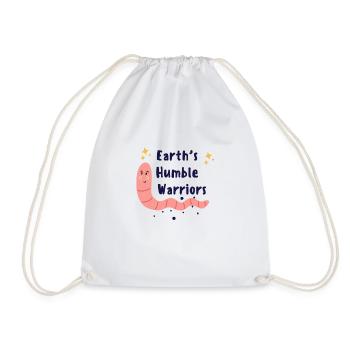 Humbles guerriers de la Terre - Sac de sport léger - blanc - Devant
