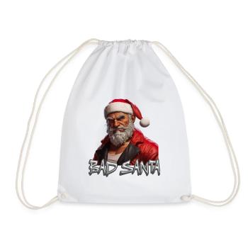 Noël Mauvais Père Noë - Sac de sport léger - blanc - Devant