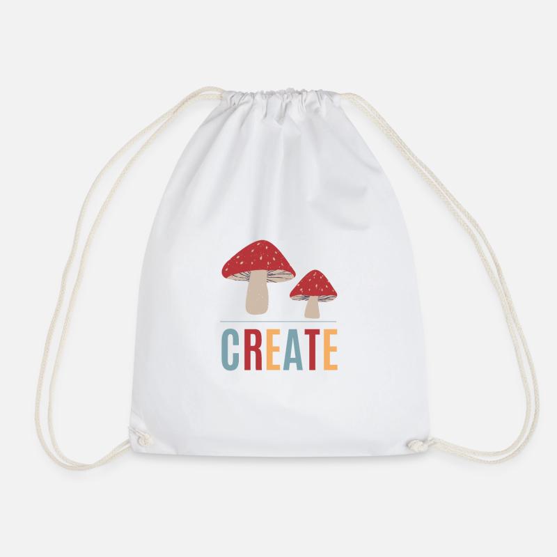 Create - Drawstring Bag - white