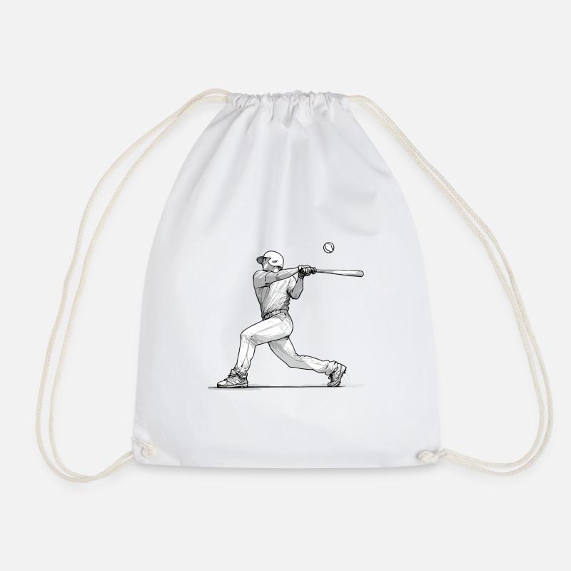 BASEBALL - Turnbeutel - Weiß