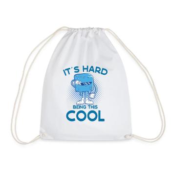 Baignade sur glace C’est difficile d’être ce cadeau de glace cool - Sac de sport léger - blanc - Devant