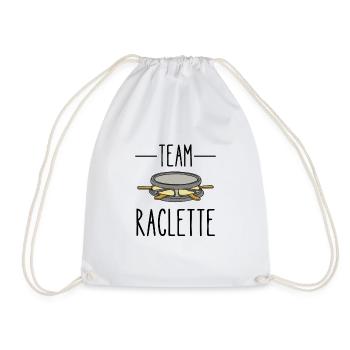 team raclette - Sac de sport léger - blanc - Devant