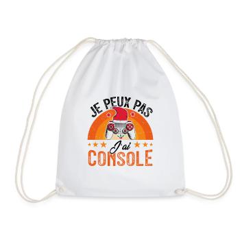 Je peux pas j ai console - Sac de sport léger - blanc - Devant