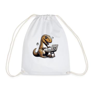 Ethical Hacking Analyst Ethical Cyber Security - Drawstring Bag - white - Front