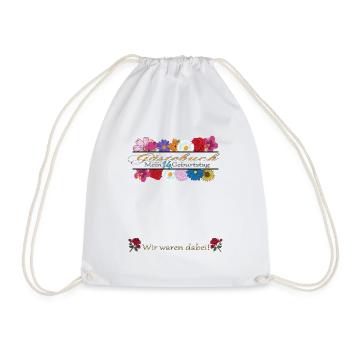 Livre d’or fille et garçon 14e anniversaire - Sac de sport léger - blanc - Devant