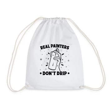 Funny Gifts for Home Painter Professional Painter Ideas - Drawstring Bag - white - Front