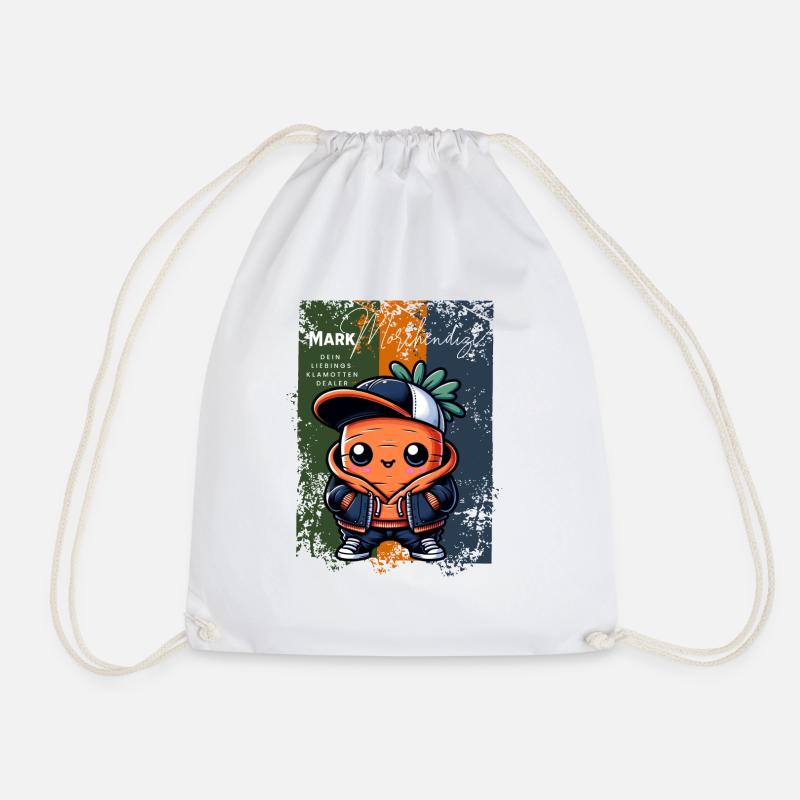Carrot Dize Merchandise - Drawstring Bag - white