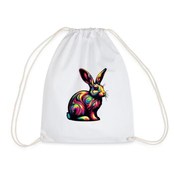 Lièvre - Sac de sport léger - blanc - Devant