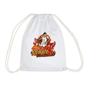 Bête de basket-ball - Sac de sport léger - blanc - Devant