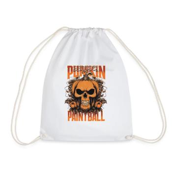 Paintball citrouille Halloween - Sac de sport léger - blanc - Devant