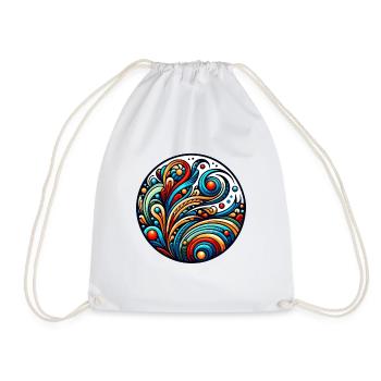 Abstraction vivante - Sac de sport léger - blanc - Devant