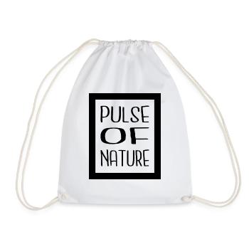Heartbeat Steady Heartbeat Heartbeat Sensations - Drawstring Bag - white - Front