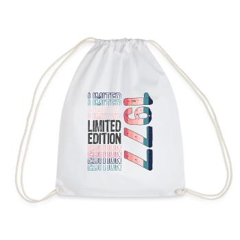 Limited Edition Since 1977 Birthday Vintage 1977 - Drawstring Bag - white - Front