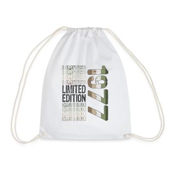 Limited Edition Since 1977 Birthday Vintage 1977 - Drawstring Bag - white - Front