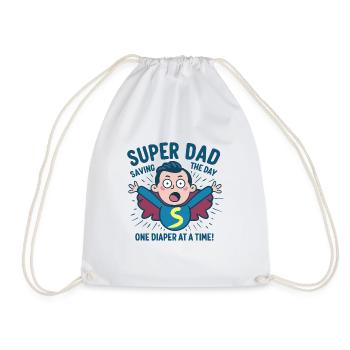 FATHER'S DAY - Drawstring Bag - white - Front