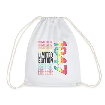Limited Edition Since 1947 Birthday Vintage 1947 - Drawstring Bag - white - Front