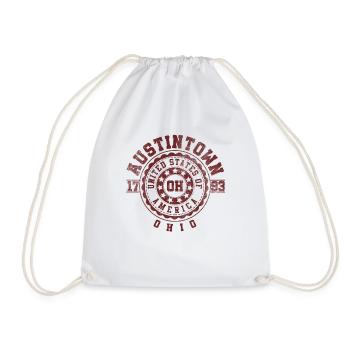 Austintown OH | Ohio Souvenir & Gift - Drawstring Bag - white - Front