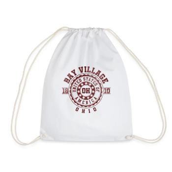 Bay Village OH | Ohio Souvenir & Geschenk - Turnbeutel - Weiß - Vorne