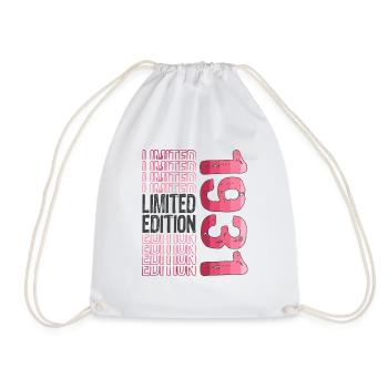 Limited Edition Since 1931 Birthday Vintage 1931 - Drawstring Bag - white - Front
