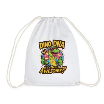 L’ADN DE DINO EST-CE QUE JE L’AI CLOUÉ GÉNIAL - Sac de sport léger - blanc - Devant