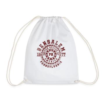 Bensalem PA | Pennsylvania - & Gift - Drawstring Bag - white - Front