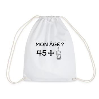 mon âge 46 - Sac de sport léger - blanc - Devant