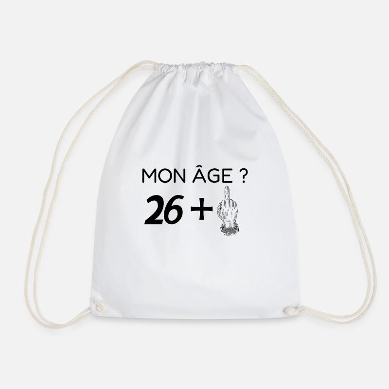mon âge 27 - Sac de sport léger - blanc