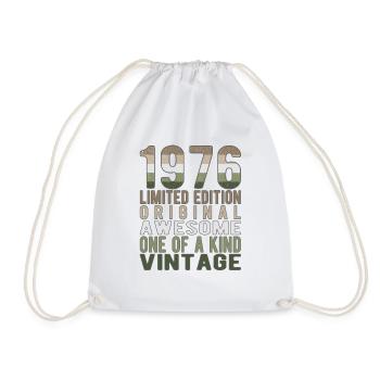 Edition limitée depuis 1976 Anniversaire Millésime 1976 - Sac de sport léger - blanc - Devant