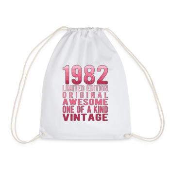 Edition limitée depuis 1982 Anniversaire Millésime 1982 - Sac de sport léger - blanc - Devant