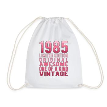 Edition limitée depuis 1985 Anniversaire Millésime 1985 - Sac de sport léger - blanc - Devant
