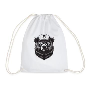 Papa Ours - Cadeau Papa Père Ours pour la fête des Pères - Sac de sport léger - blanc - Devant